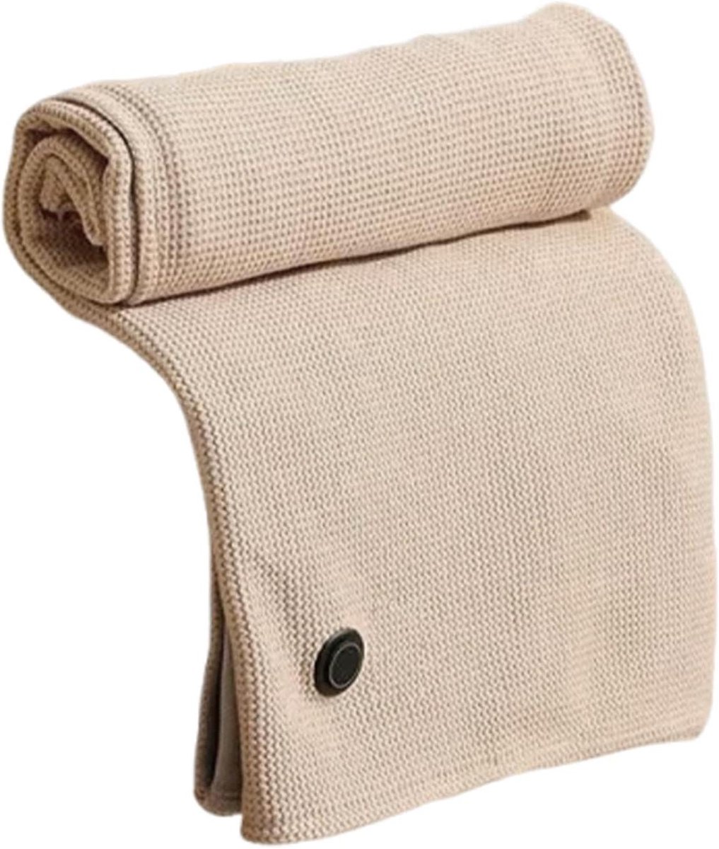 Verwarmde Sjaal - Deken Wrap - Warm Blijven - 3 Temperatuurstanden - 150x80cm - Beige