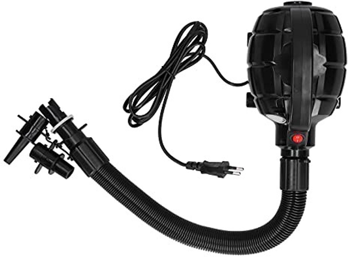 aladdien - Elektrische Luchtpomp - 600W, 17000Pa - Voor Inflatable Matrassen - Krachtig en snel - Ideaal voor kamperen - Geschikt voor tenten en luc...