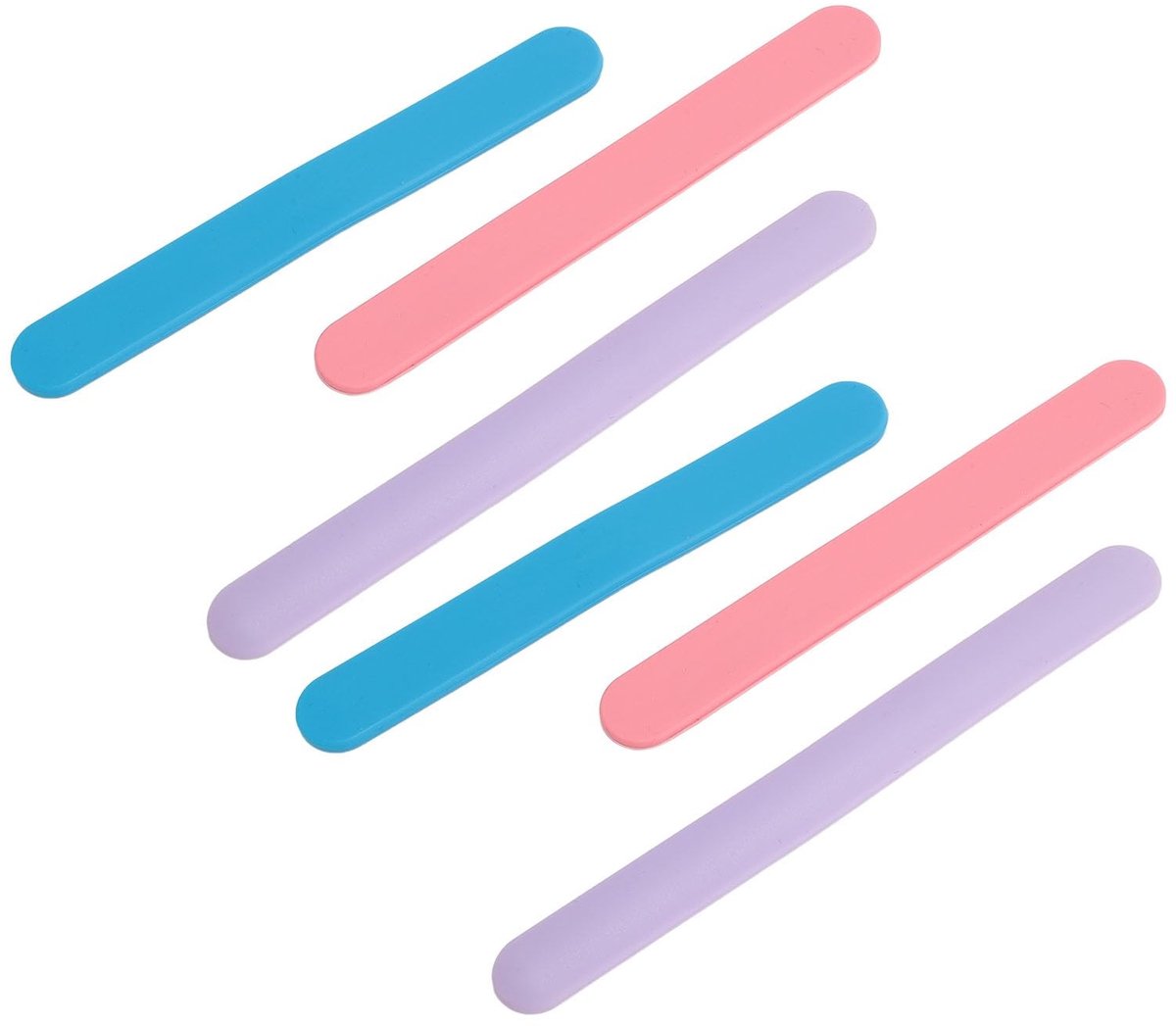 ONF3 - Silicone Spatula Set - Herbruikbare Roerstaafjes - Niet-Plakkerig - Set van 6 - Geschikt voor cosmetica - Diversen