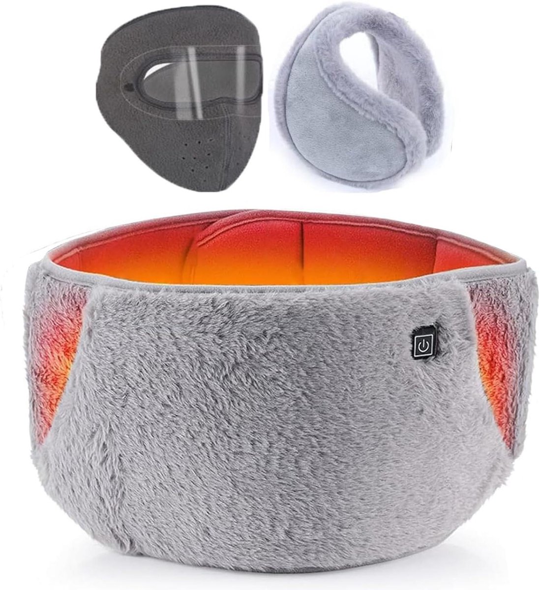 Verwarmingskussen - Warmteband - Comfort Bieden - Verstelbare Temperatuur - 105 cm - Grijs