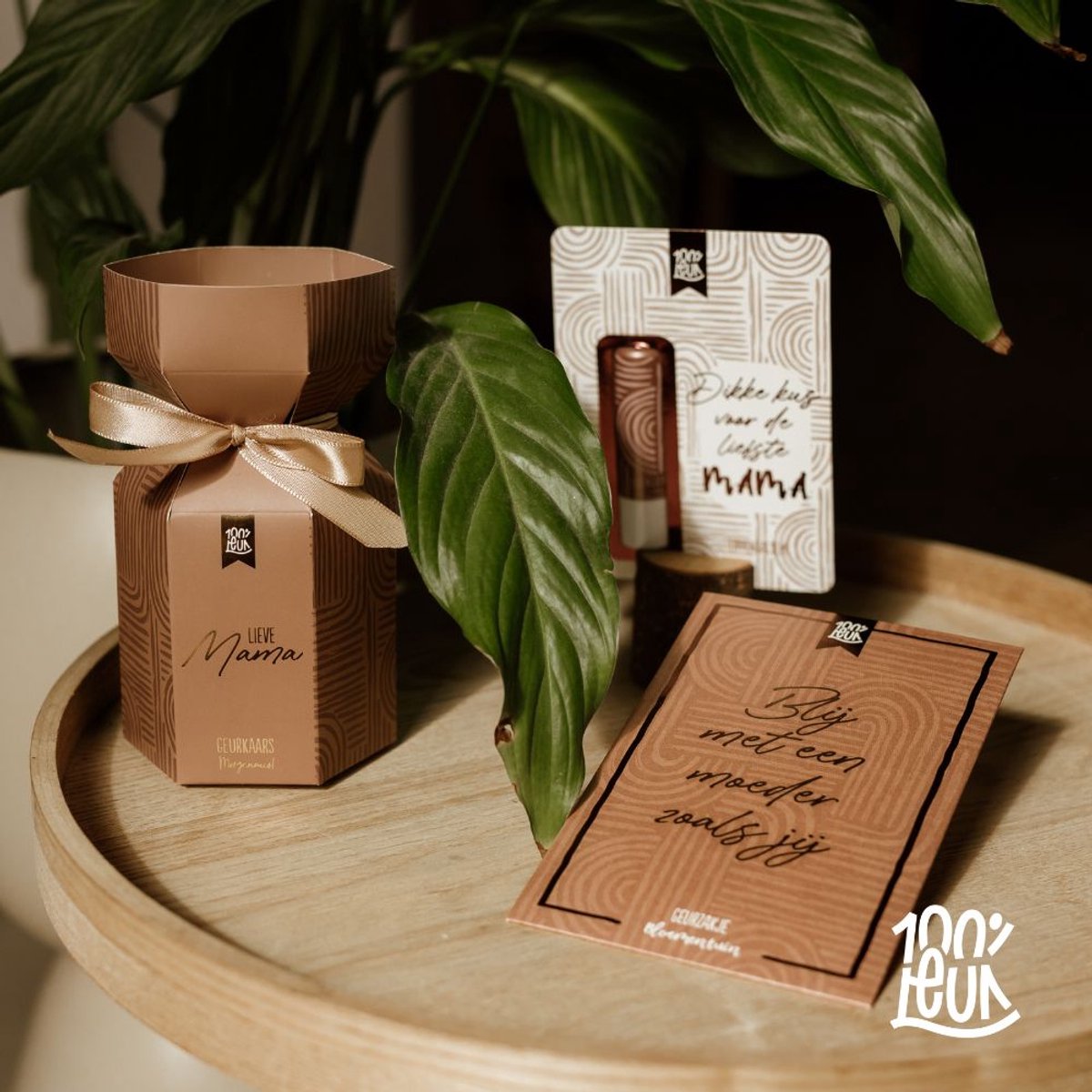 100%LEUK - Geurkaars in cadeauverpakking - Mama — cadeau in Wonen & Interieur - foto 2