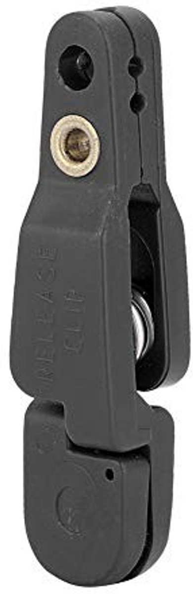 aladdien - Snap Release Clip - Spring Snap Quick Release Clip - Corrosiebestendig - Zwart - Voor Downrigger Power Grip - Gewicht clip - Geschikt voo..