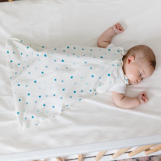 Ergobaby Slaapzak Classic Heart to Heart - 0-6 Mnd - Blauw gedessineerd van Ergobaby — afbeelding 2