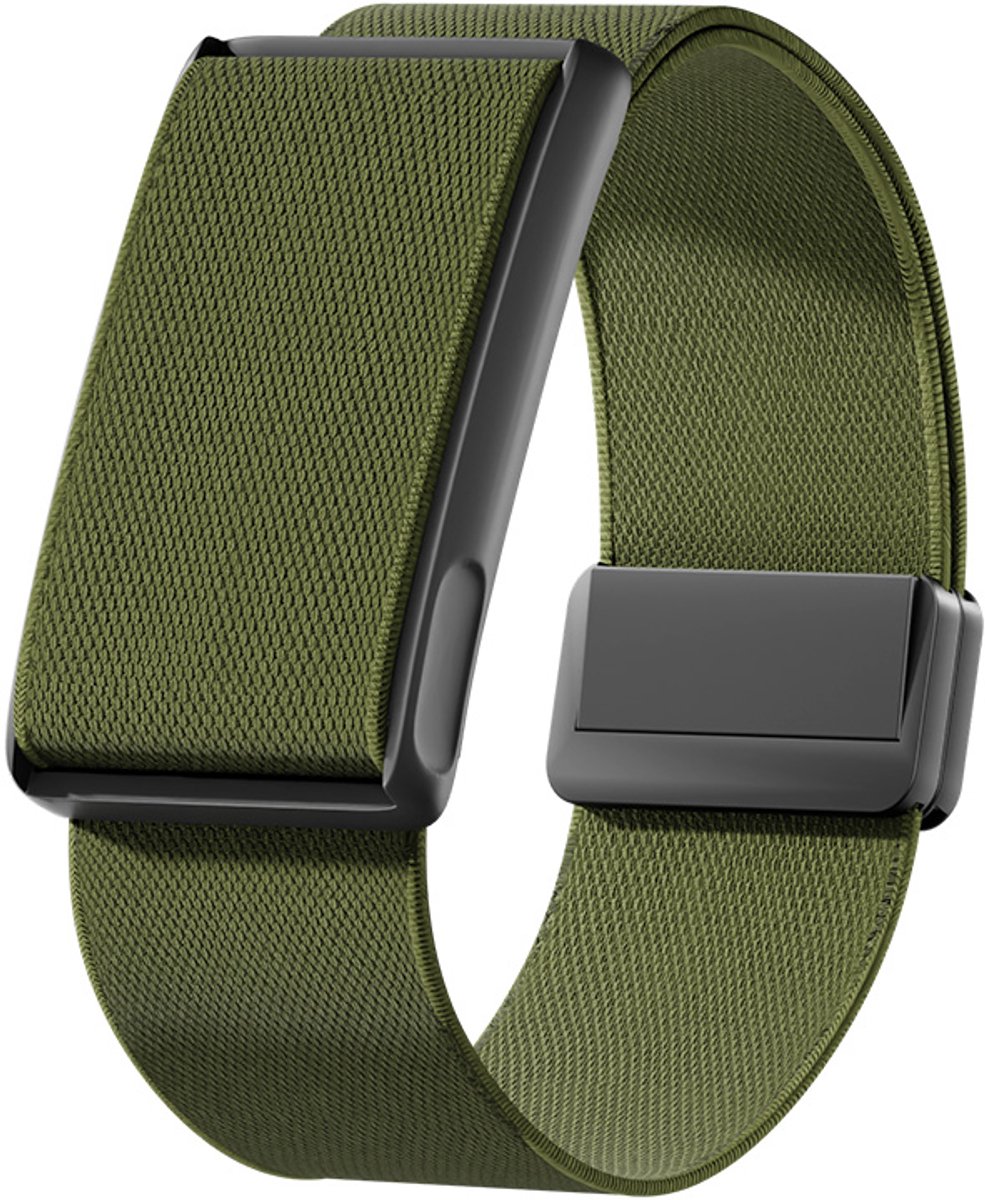 Stravo Nylon Bandje met Magnetische Sluiting – Geschikt voor Amazfit Helio – Ademend & Verstelbaar – Groen