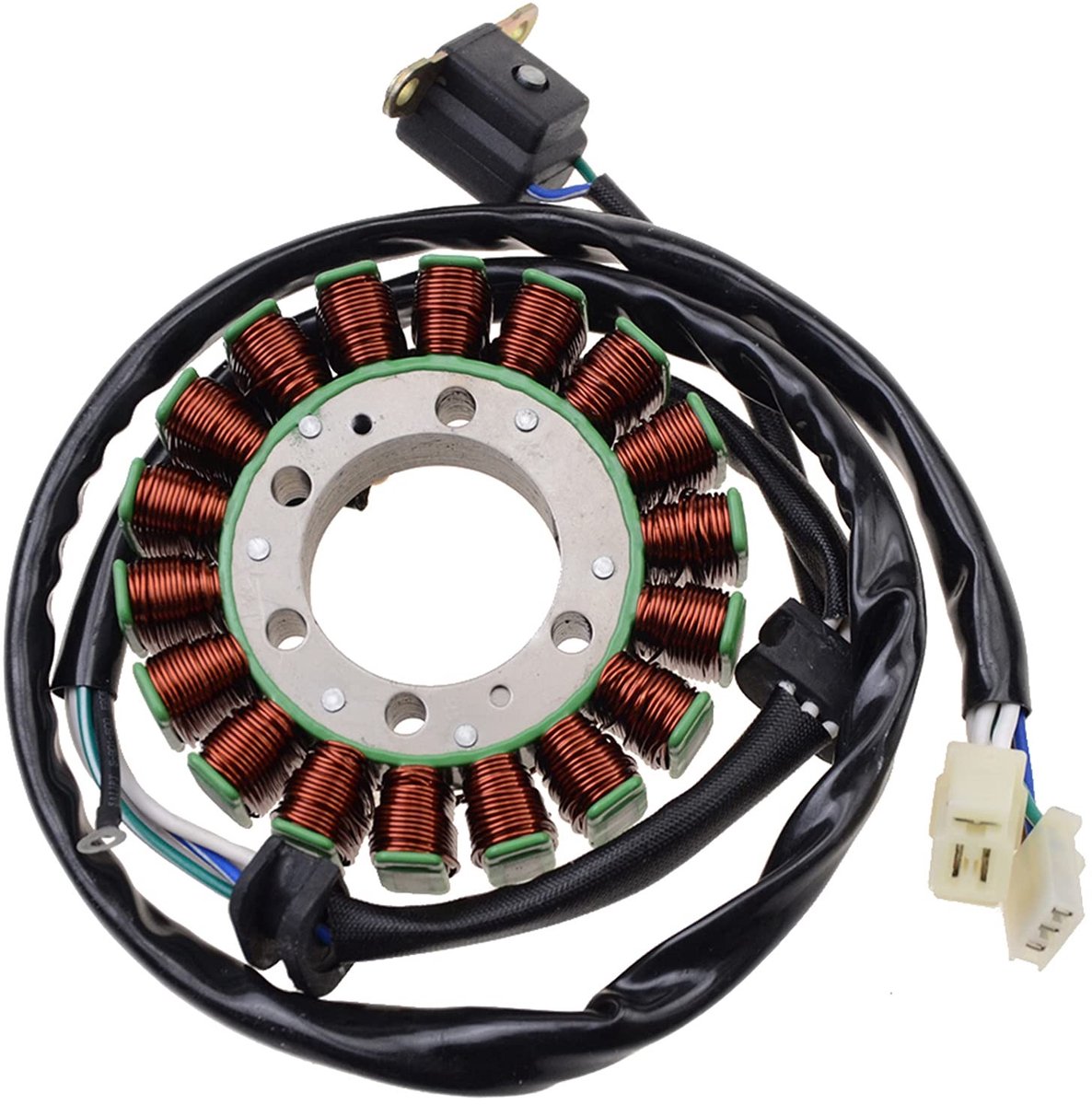 Allecto - Magneto Stator Coil - Ontsteking Generator Vervanging - 18 pole - Geschikt voor XV250 1990-2002 - Effectieve energiebron - Hoogwaardige v...