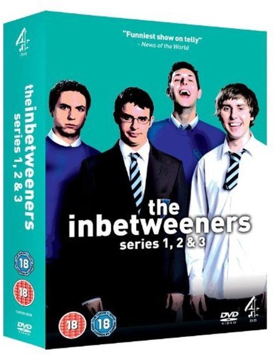 Compleet Boxset: The Inbetweeners Seizoen 1, 2 & 3 met Exclusieve DVD Extras