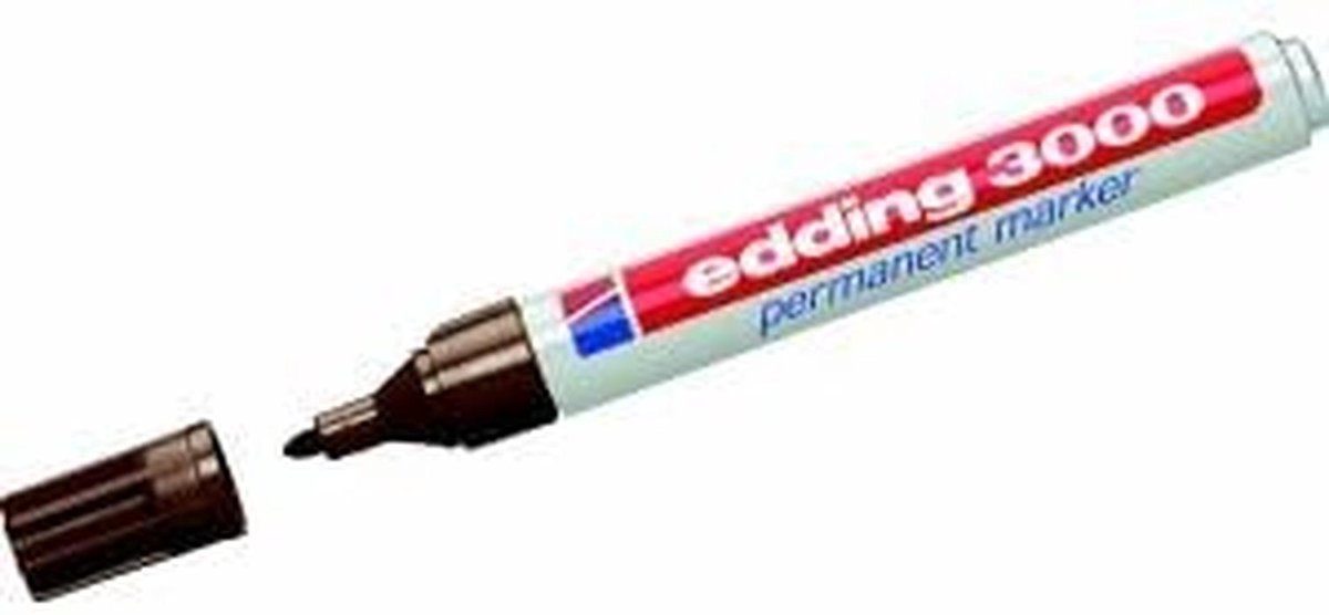 e-3000 permanent marker dark brown