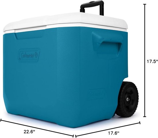 Koelbox 60 liter met wielen en trekstang van Koelbox. — afbeelding 4