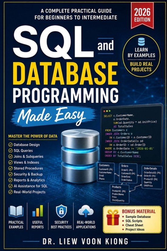 SQL and Database Programming Made Easy - cover