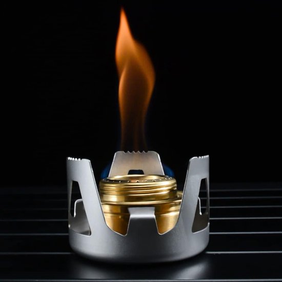 Outdoor Mini Draagbare Alcohol Kachel Brander Voor Backpacken Wandelen Camping Survival (Koper) — afbeelding 5