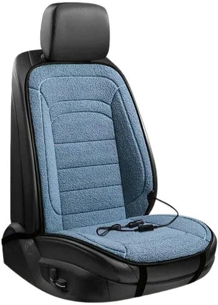 Verwarmd Zitkussen - Autostoelwarmer - Comfortabel Rijden - Snelle Opwarming - 12V - Zwart