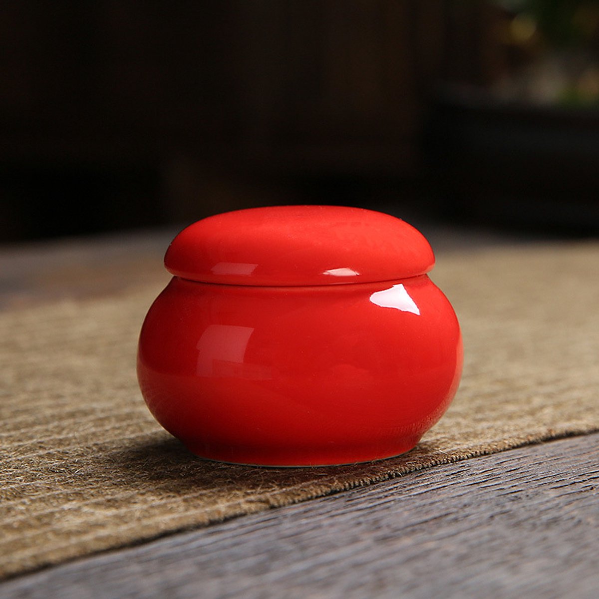 Mini Urn Keramiek - Luxueuze Mini Urn Hond Kat Vogel – Urne – Keramiek – Urnen – Urn Voor Dieren – Urn Hond Overleden – Urn Kat –Rood, groot (50g)