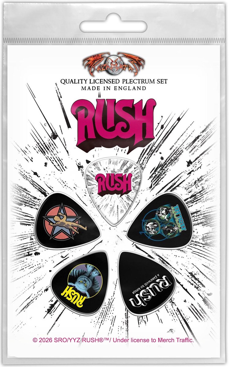 Rush - Logo - Plectrum - 5-pack 1.00 mm