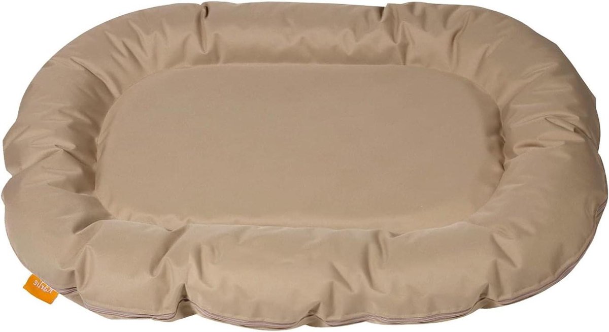 Honden kussen – Hondenmand – Rustplek hond – Waterafstotend materiaal – 120x90x16 cm – Beige