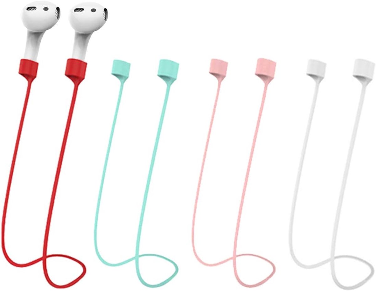 Magnetische anti-verloren lanyard voor AirPods - Kleurrijke zachte siliconen sport nekkoord