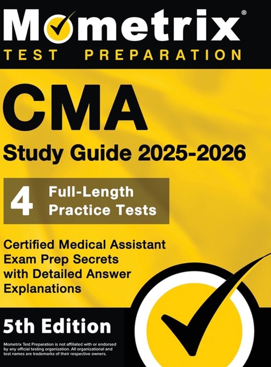 CMA Study Guide 2026-2027 - 4 Full-Length Practice Tests, Ce ... - cover