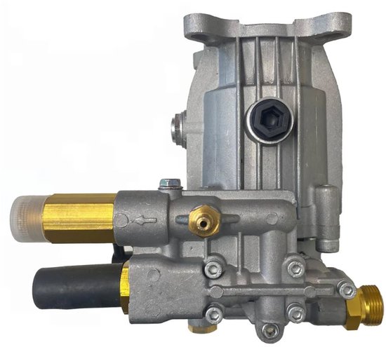 Hoge drukpomp voor hogedrukreinigers tot 3000 PSI, geschikt voor 3/4 inch horizontale assen, met dubbel afdichtingssysteem en gegoten aluminium van Merkloos	 — afbeelding 5