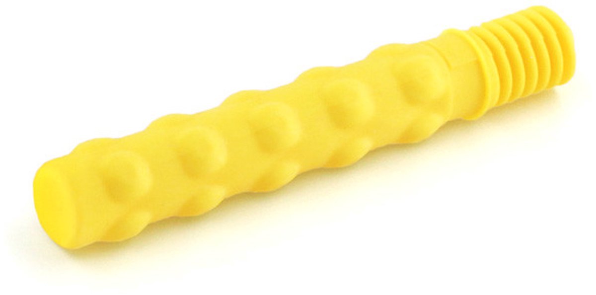 ARK Therapeutic bijttop voor Z-Vibe - dunne, getextureerde tip rood.