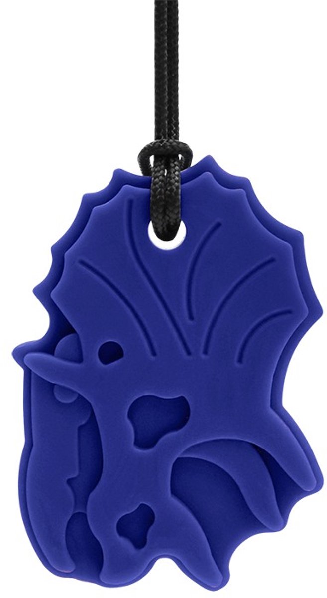 ARK Therapeutic dinosaurus kauwketting triceratops blauw speelgoed.