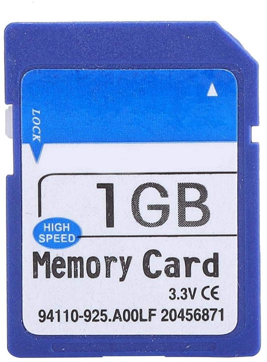 aladdien - SD-geheugenkaart - High Speed - 1G - Draagbare geheugenkaart - Geheugenopslag - Geschikt voor MP3 MP4 Camera Game Machine