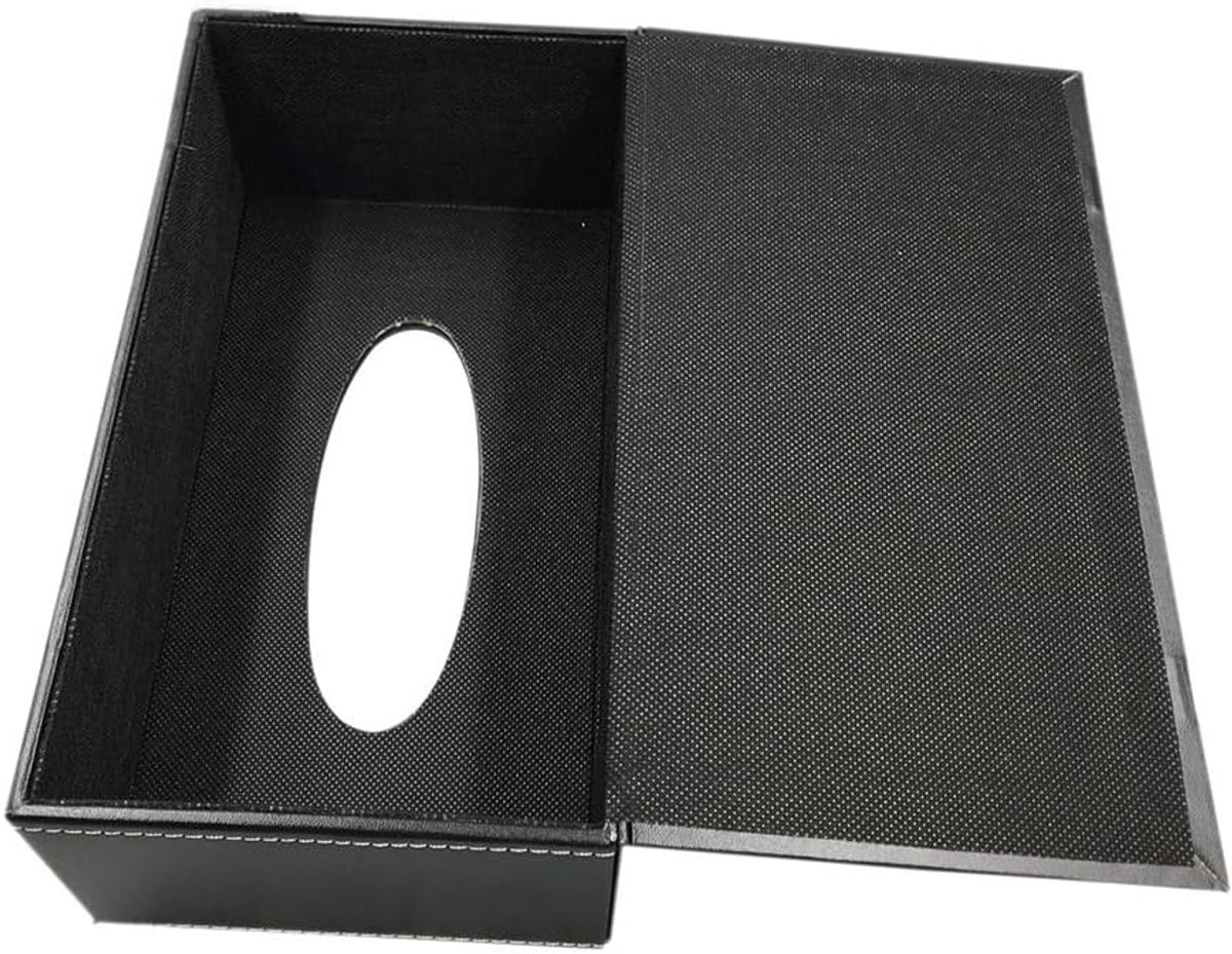 Tissuebox Houder - Servetten Doos - Woonkamer Decoratie - Stijlvolle Organizer - Klein Formaat - Effen Kleur — cadeau in Cadeau-ideeën - foto 4
