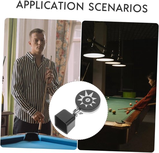 Krijthouder Keu - Snooker Accessoire - Biljart Spelen - Draagbaar Ontwerp - 8 x 4 cm - As shown — afbeelding 4