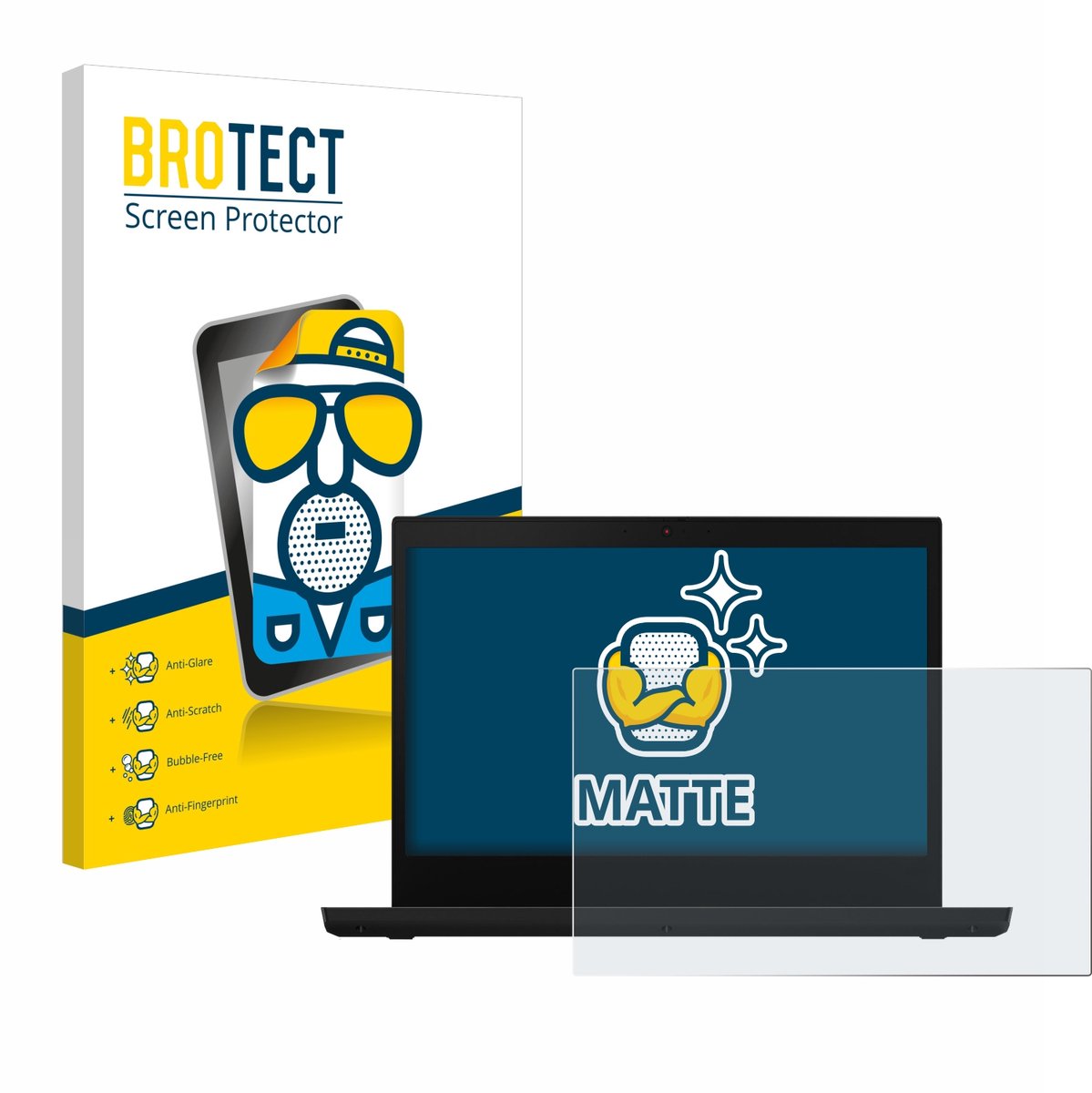 BROTECT - Screenprotector voor Lenovo ThinkPad L14 Gen 2 - Folie Beschermfolie matte