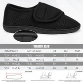 Dailygoods- Diabetische Schoenen Verstelbaar - Orthopedische Wandelschoenen - Extra Brede Pasvorm - Oedeem Gezwollen Schoenen - Voor Plantaire Fasciitis - Duurzaam Polyester - Comfortschoenen