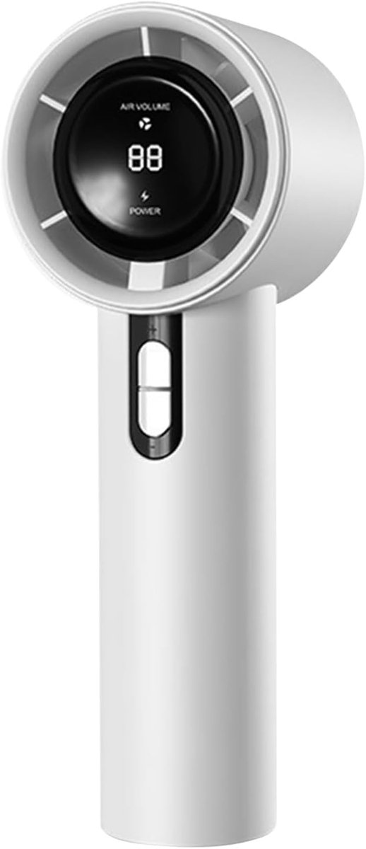 Elektrische Ventilator - Persoonlijke Fan - Reizen Ventilatie - 100 Snelheden Instelbaar - 17cm Compact - Wit