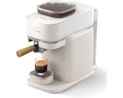 Philips Baristina – BAR307/20 – Semi-Automatische Espressomachine – Pistonmachine – Koffiemachine met Bonen – 2026 Editie – Wit