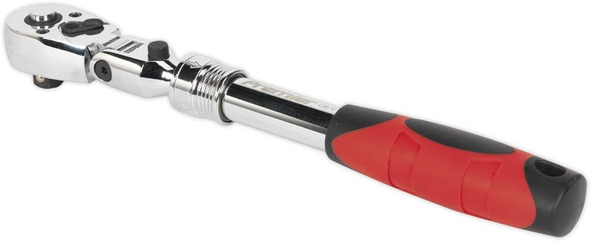 Verstelbare Ratelsleutel 3/8 Inch Met Flexibele Kop en Uitschuifbare Lengte