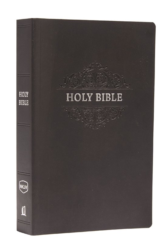 NKJV, Holy Bible, Soft Touch Edition, Imitation Leather, Bla ... - cover
