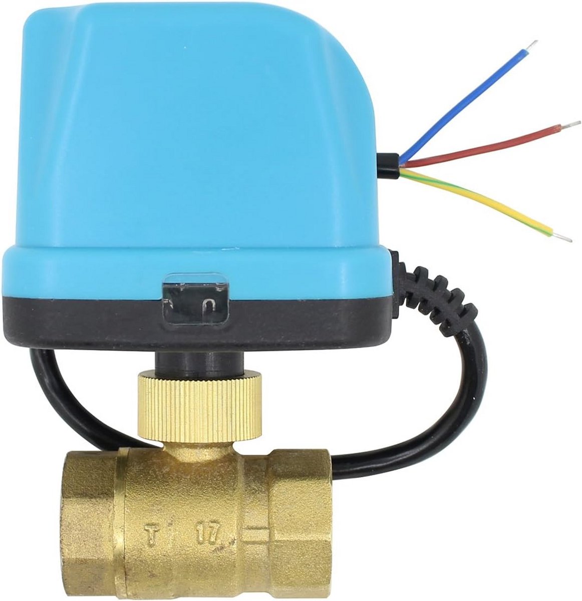 Gemotoriseerde klep DC 12V 24V Elektrisch Bediende Afsluiter kogelkraan motorkogelkraan 1/2 3/4 1 1-1/4 1-1/2 inch IP54 (DC12V, 1/2 inch)