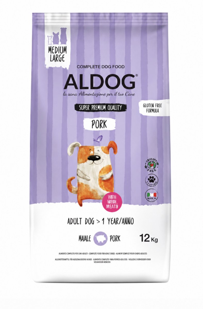 Aldog Pork / Varken - M+L - 12 kg