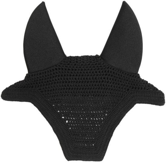 Kentucky Horsewear - Wellington Oornetje - Velvet - Soundless Zwart - Voor Paard Kentucky Horsewear - Wellington Oornetje - Velvet - Soundless Zwart - Voor Paard