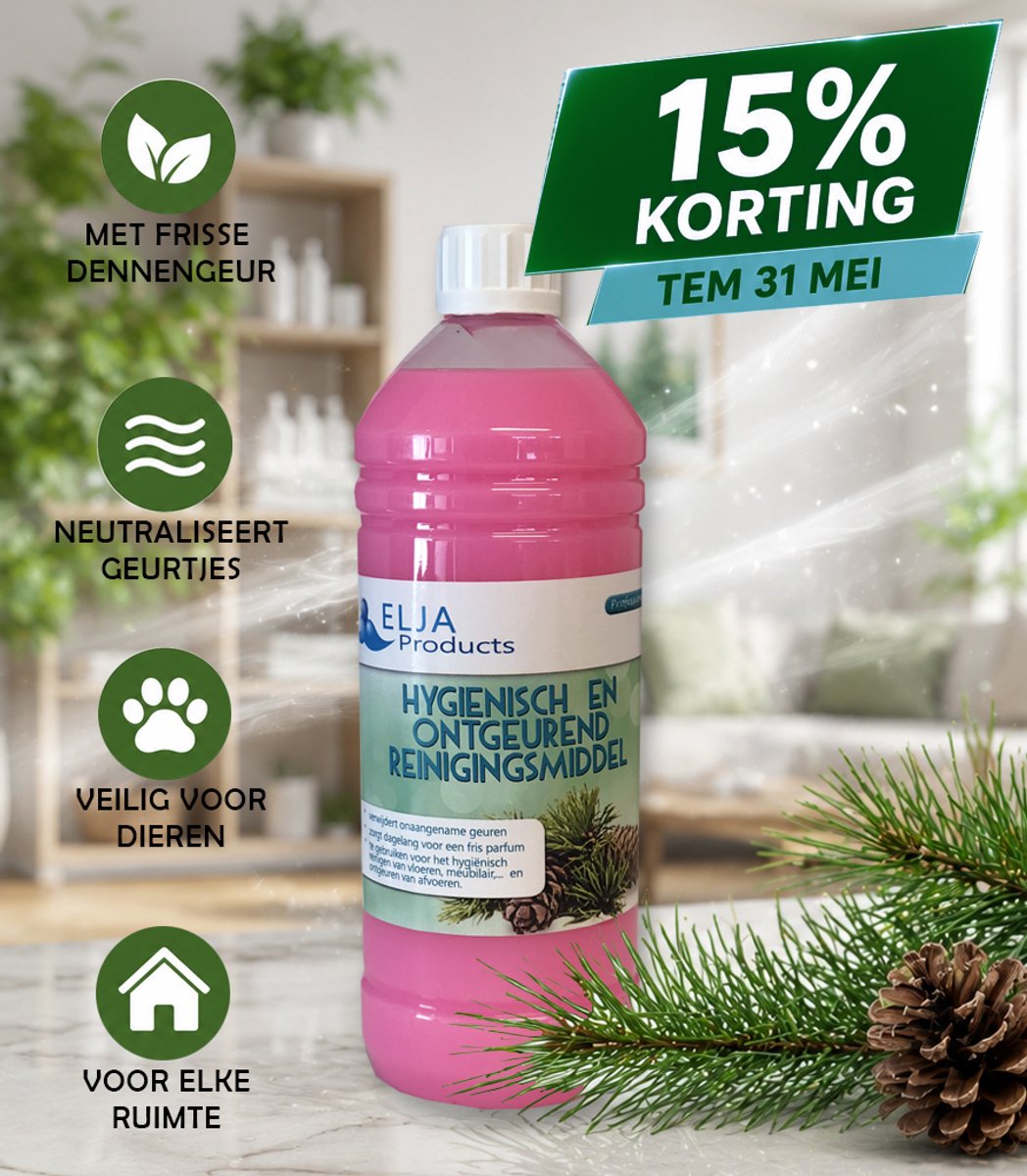 Elja Hygiënisch & ontgeurende reiniger - 1L | Hospisan