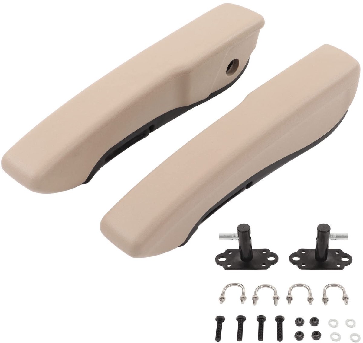aladdien - Verstelbare Auto Armsteunen Beige - Universele Armsteunen voor Auto, Camper, Boot en Truck