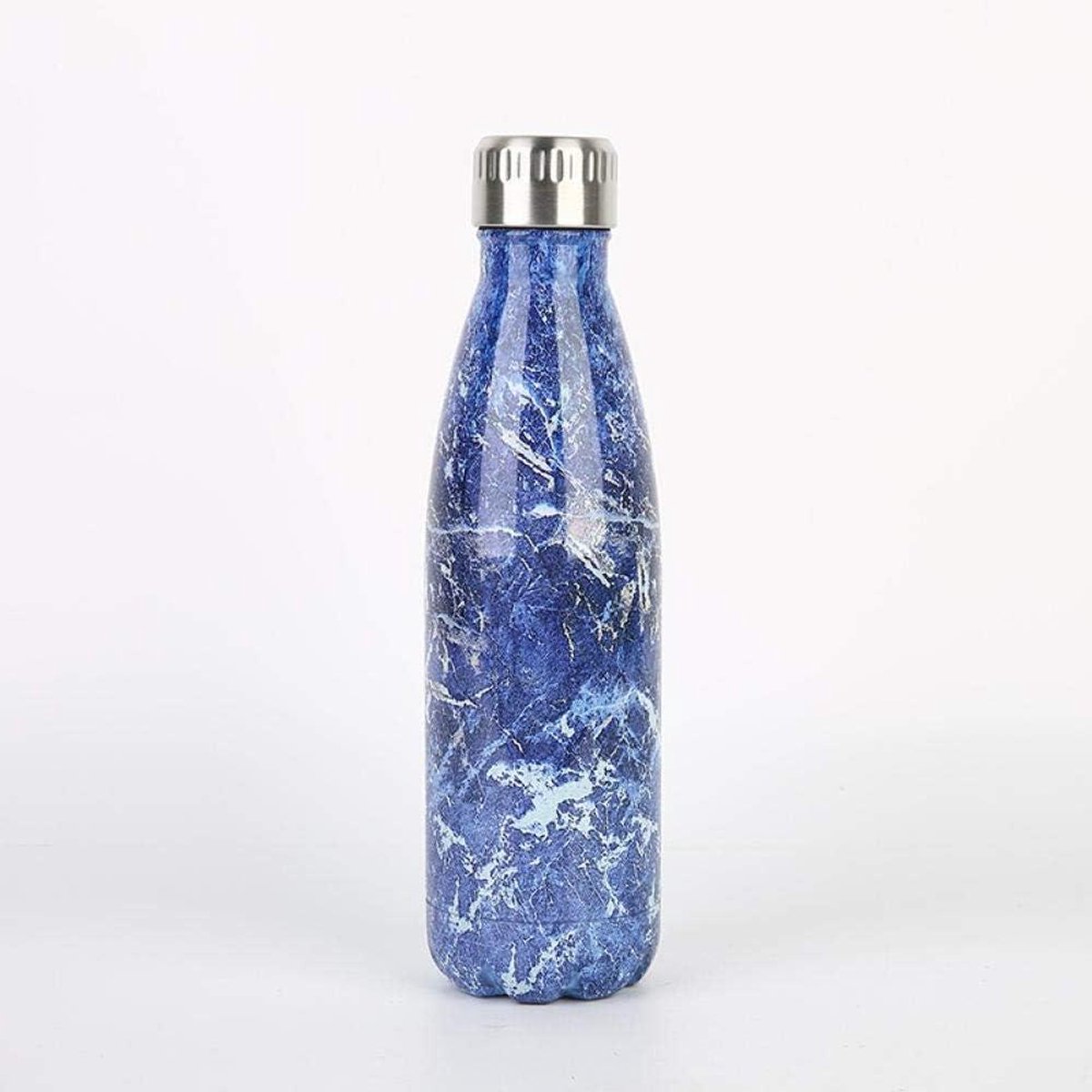 Thermosfles RVS - Drinkfles Isolerend - Dranken Meenemen - Lekvrij Ontwerp - 500 ml - Marmer