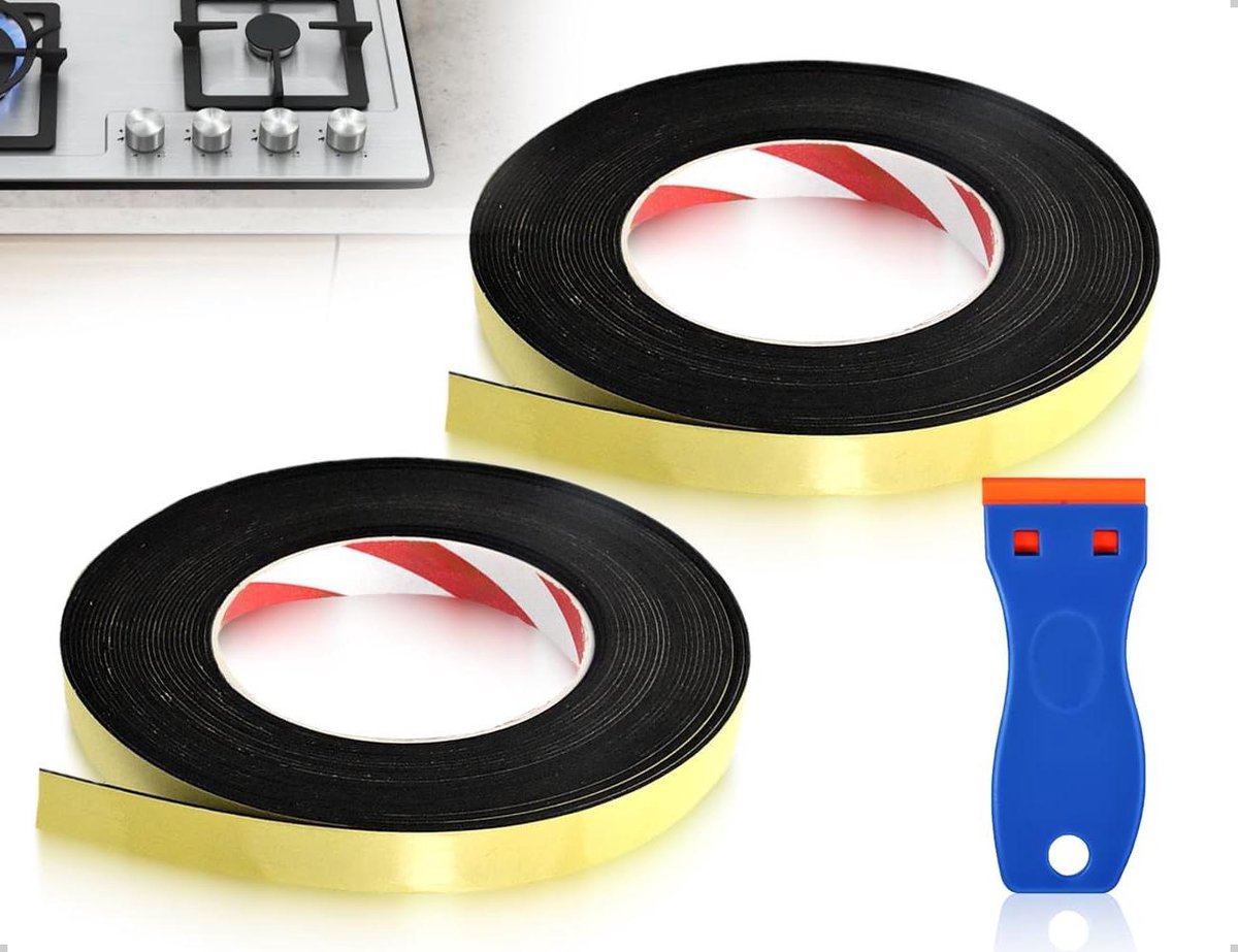 Afichtingsstrip - Kitrol - Geluidsisolatie - Flexibel EVA materiaal - 2 x 10 mm - Wit