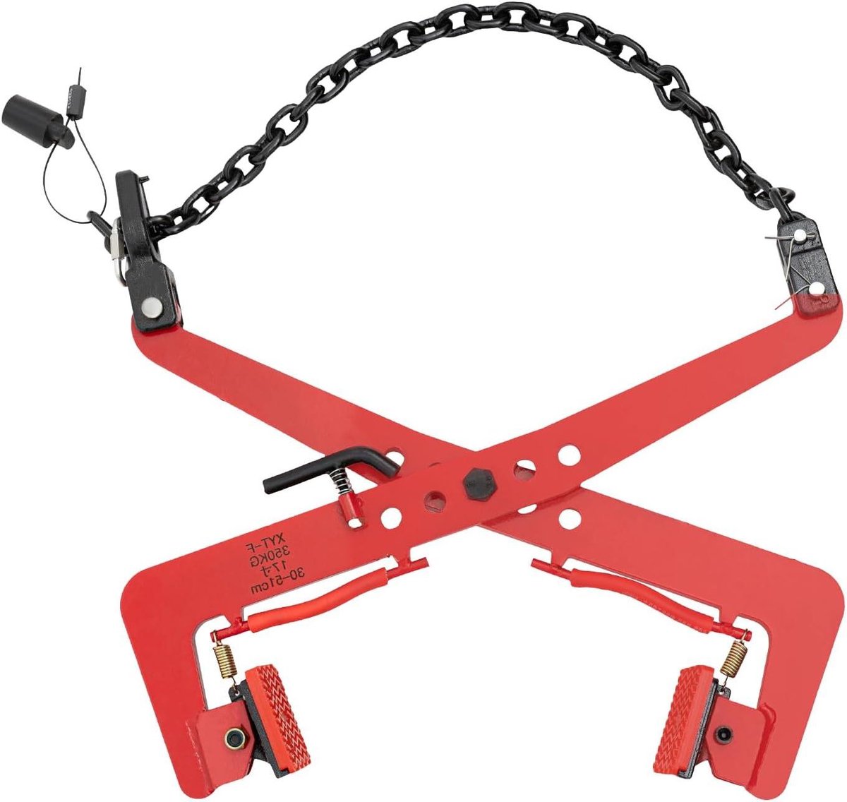 Verzettingstang - Steendrager Heftang - Stoeptegels Verplaatsen - Verstelbare Opening - 350 kg Capaciteit - Rood