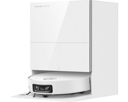 Dreame Robotstofzuiger X60 Pro Ultra Complete Wit | 42.000 Pa | Uitschuifbare arm tot 18 cm | Zelfreinigende dweil | Automatisch legen & bijvullen | Hoeken & muurranden | Huisdieren | AI navigatie | Obstakelherkenning | Allergie | Anti-klit |