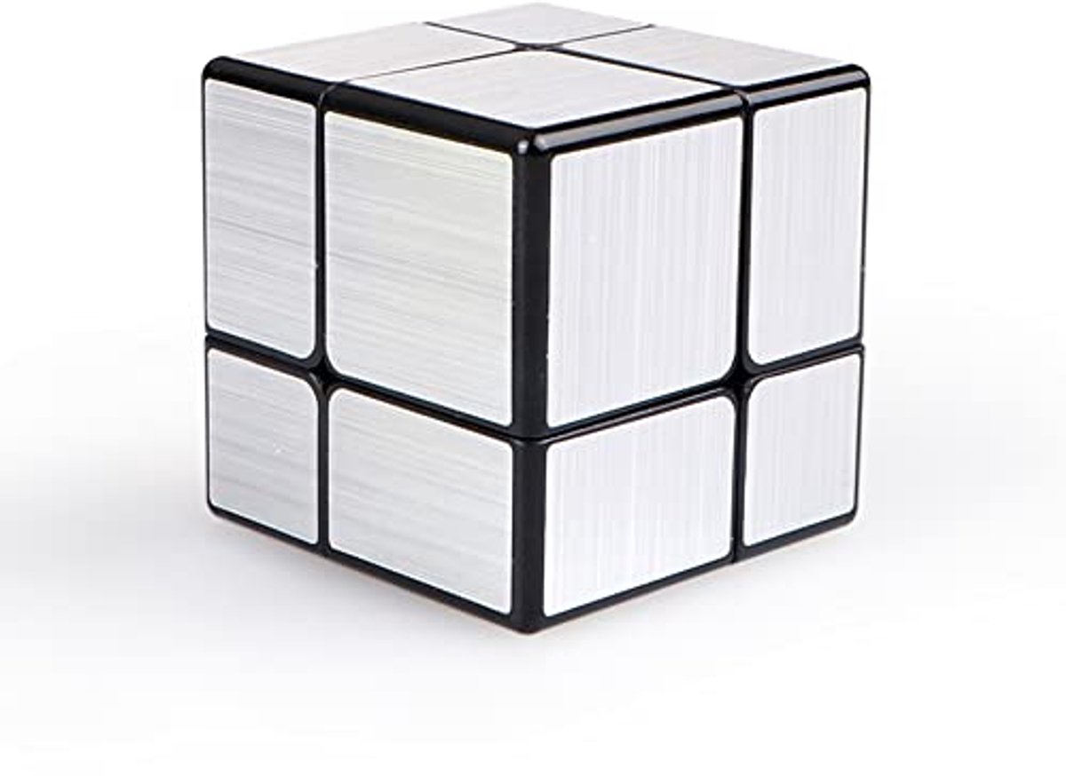 Magische 2x2 Zilveren Spiegel Kubus Puzzel