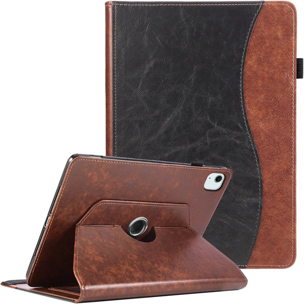 360 Graden Draaibare Tablet Hoes met Standaard voor iPad Air/Pro 10.9/11 Inch - PU Leer, Beschermhoes