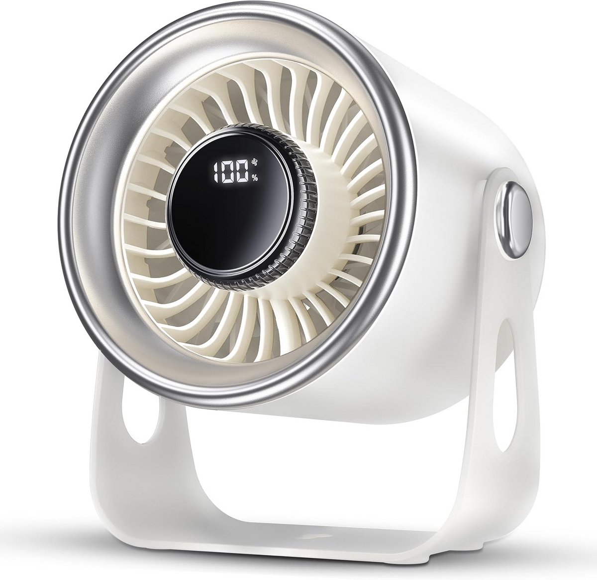 Stille Tafelventilator met 100 Snelheden en Digitaal Display