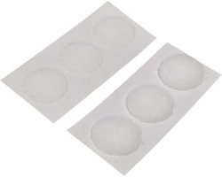 VELCRO Brand Witte Stick On Coins Keuze van haak & lus 13 mm, Sticky Dots Dubbelzijdige zelfklevende pads, Pre-Cut Sticky munten, Sterke zelfklevende stippen Dubbelzijdig - Thuis, Kantoor (Hook & Loop, 20 munten)