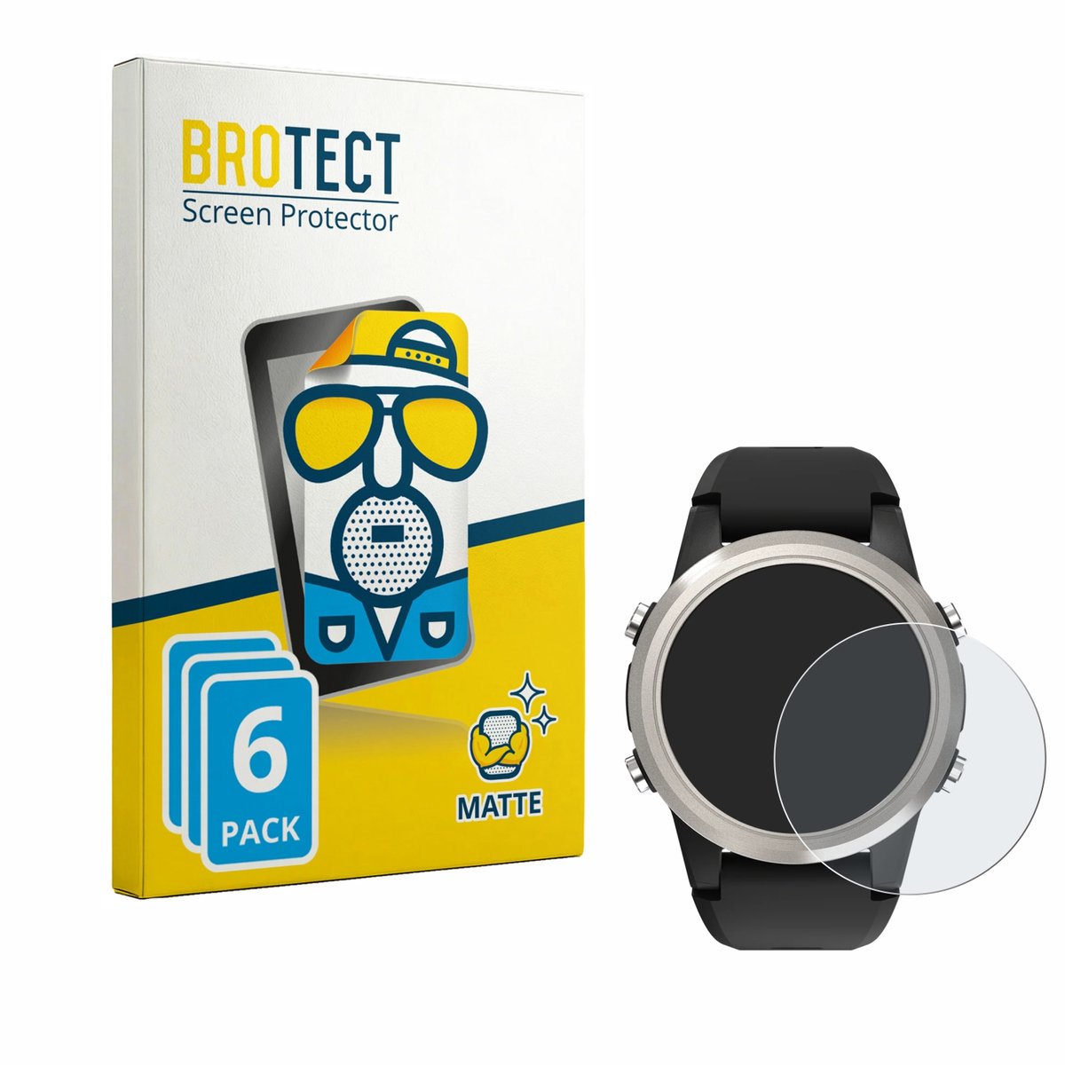 BROTECT - Screenprotector voor Shearwater TERN - Folie Beschermfolie matte 6 Stuks