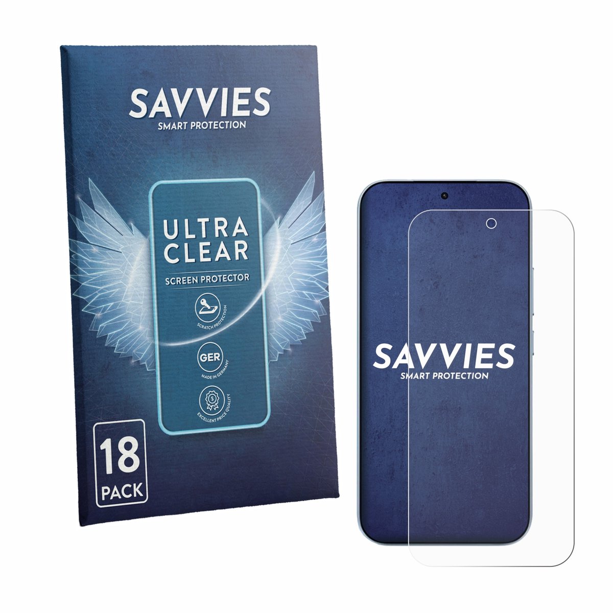 Savvies - Screenprotector voor Xiaomi 17T - Folie Beschermfolie transparant 18 Stuks