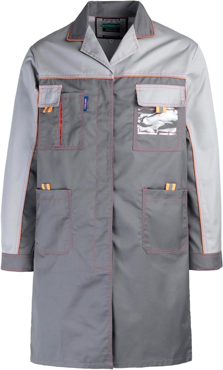 Laboratoriumjas - Werkjas Uniform - Beschermend Werken - Unisex Ontwerp - Lange Mouw - Wit