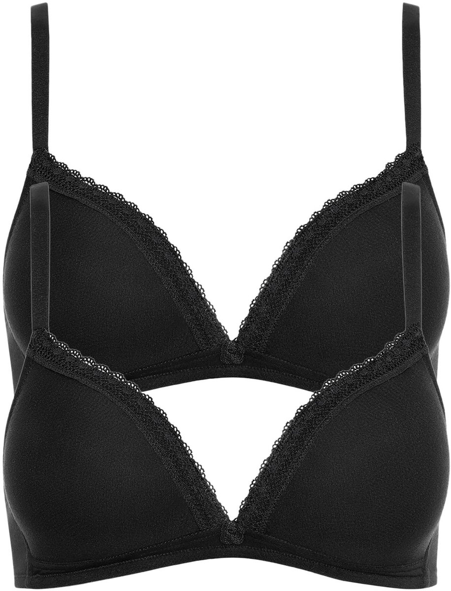2-pack driehoek BH zonder beugel Ines