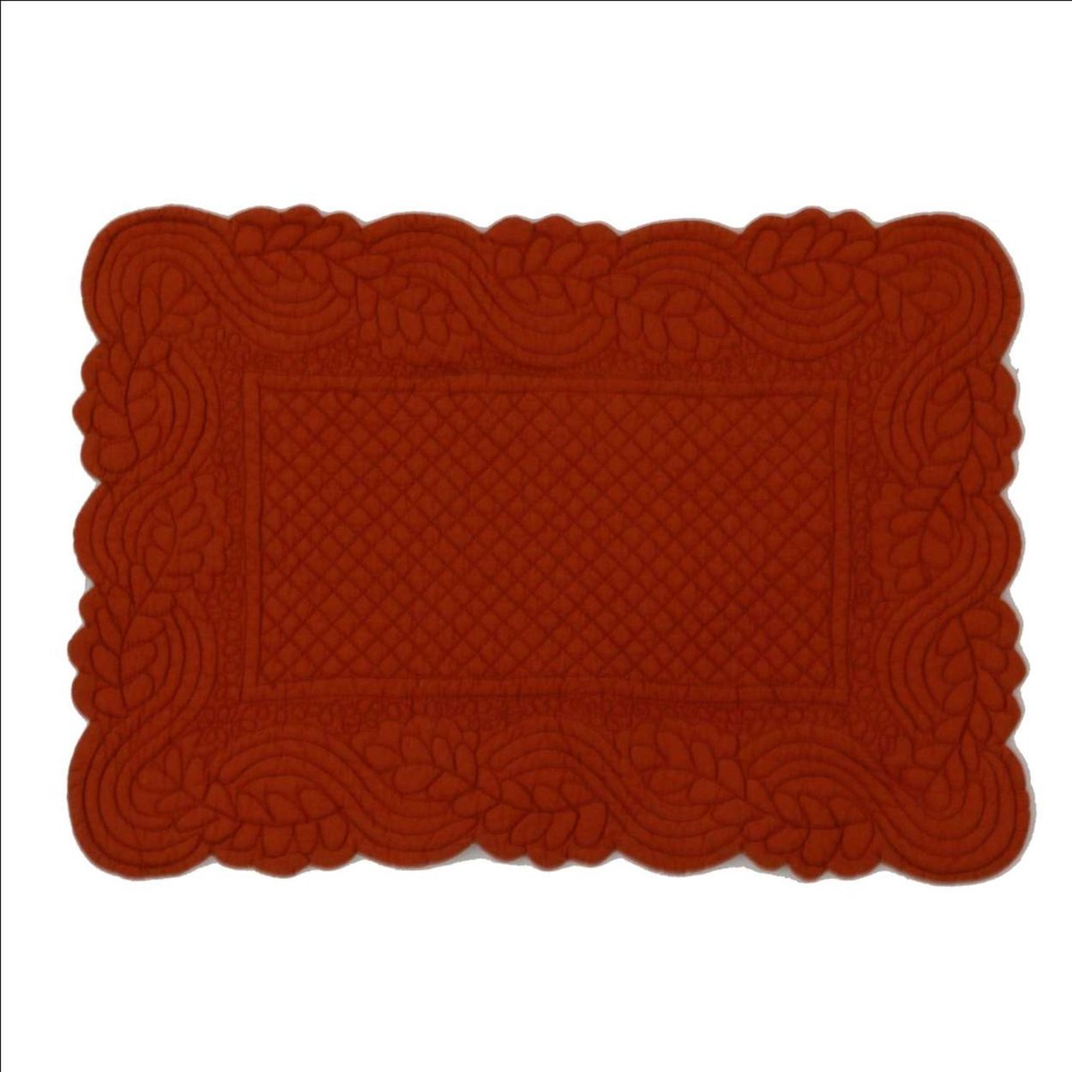 Morphee doorgestikte katoenen placemat